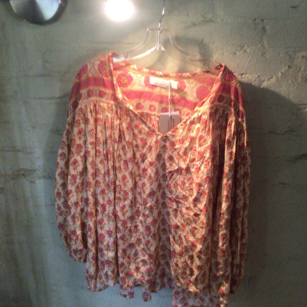 ! Beachgold boho blouse - Picture 2 of 7